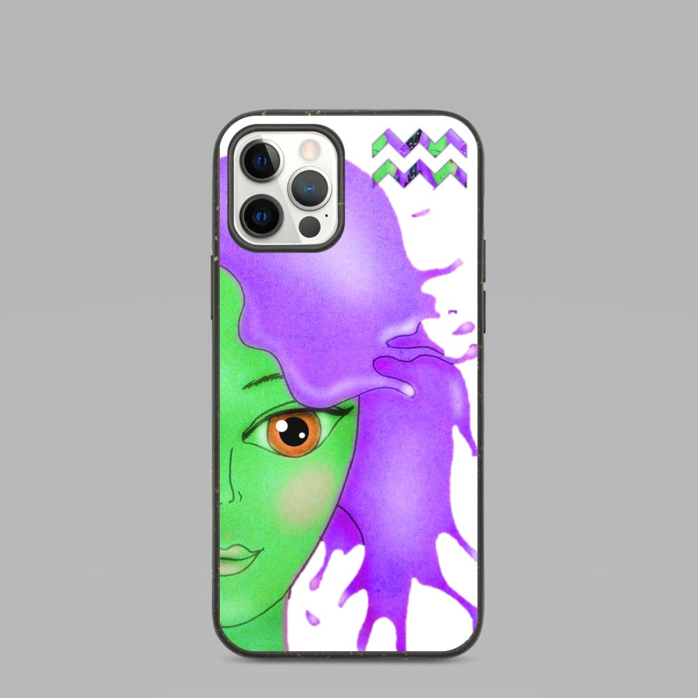 Biodegradable iPhone 11, 10, 8, 7 Cases for Aquarians. iPhone 12 Case for Aquarians. Cool Birthday Gift. . WickedYo.